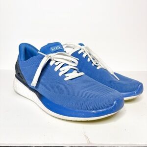 Kizik Athens Blue Slip On Sneakers with White Laces Size 11.5 Men’s